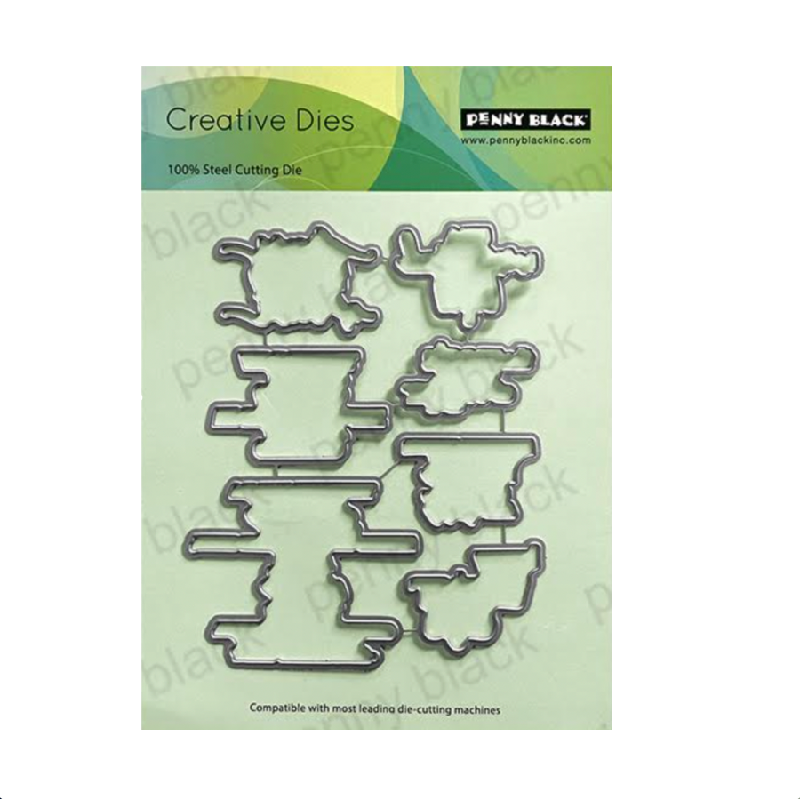 Penny Black Winterful Life Clear Stamp and Cut Out Die Set image
