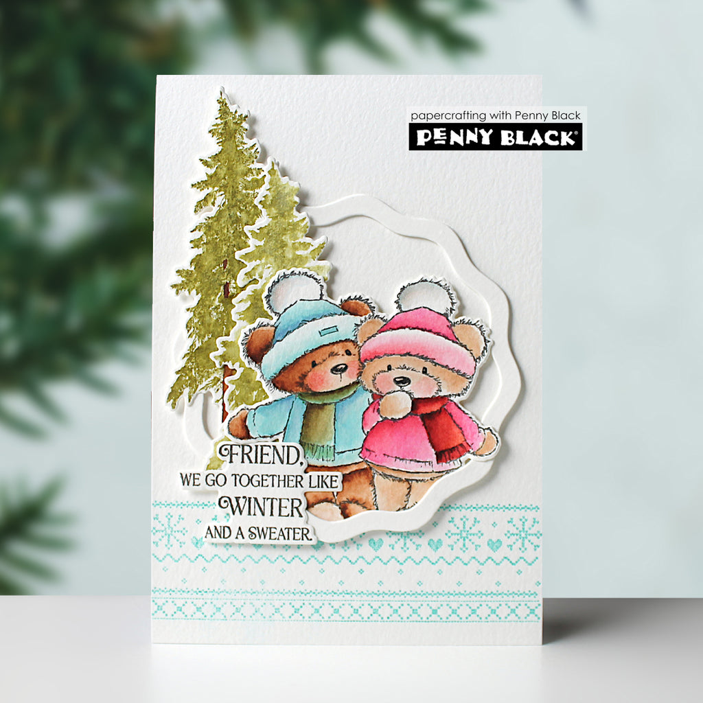 Penny Black Winterful Life Clear Stamps 31-175 friend