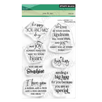 Penny Black You and Me Clear Stamp and Die Set image 1
