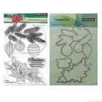 Penny Black Yuletide Adornment Clear Stamp and Die Set