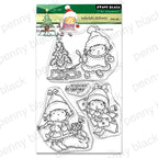 Penny Black Yuletide Delivery Clear Stamp and Die Set image