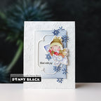 Penny Black Yuletide Delivery Cut Out Coordinating Dies 51-936 snowflakes
