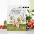 Penny Black Yuletide Wings Clear Stamp and Die Set berries