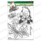 Penny Black Yuletide Wings Clear Stamp and Die Set image 
