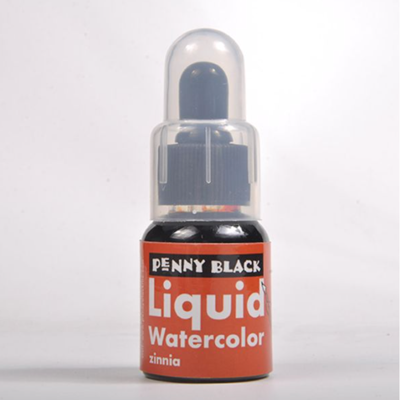 Penny Black Zinnia Liquid Watercolor 75-018