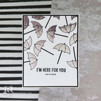 Ranger Stark White Cardstock Simon Hurley Create hua67467 Rain Or Shine Card | color-code:ALT03