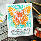 Simon Says Stamp Perspective Wafer Dies 213sss Curiosity Card