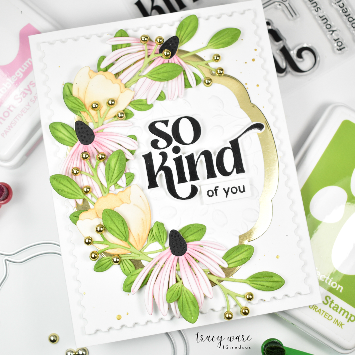Simon Says Stamp Petal Tipped Labels Wafer Dies 8013sd You Are My Favorite So Kind Card | color-code:ALT09