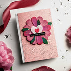 Simon Says Stamp Petal Heart Wafer Dies sssd112989 Smitten Love Card