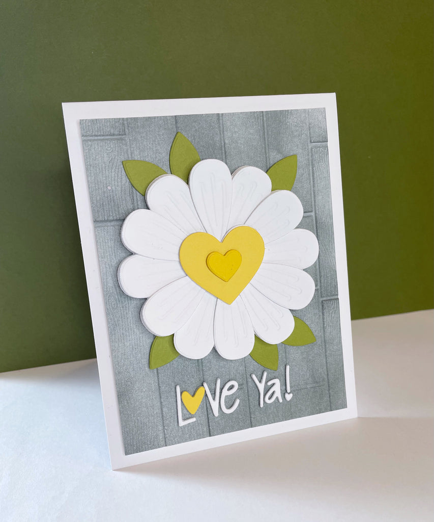 Simon Says Stamp Petal Heart Wafer Dies sssd112989 Smitten Love Card Click or Tap to Learn More:  | color-code:ALT02