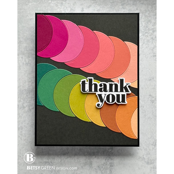 Simon Says Stamp Petal Builder Wafer Dies 1260sd Favorite Things Thank You Card | color-code:ALT04