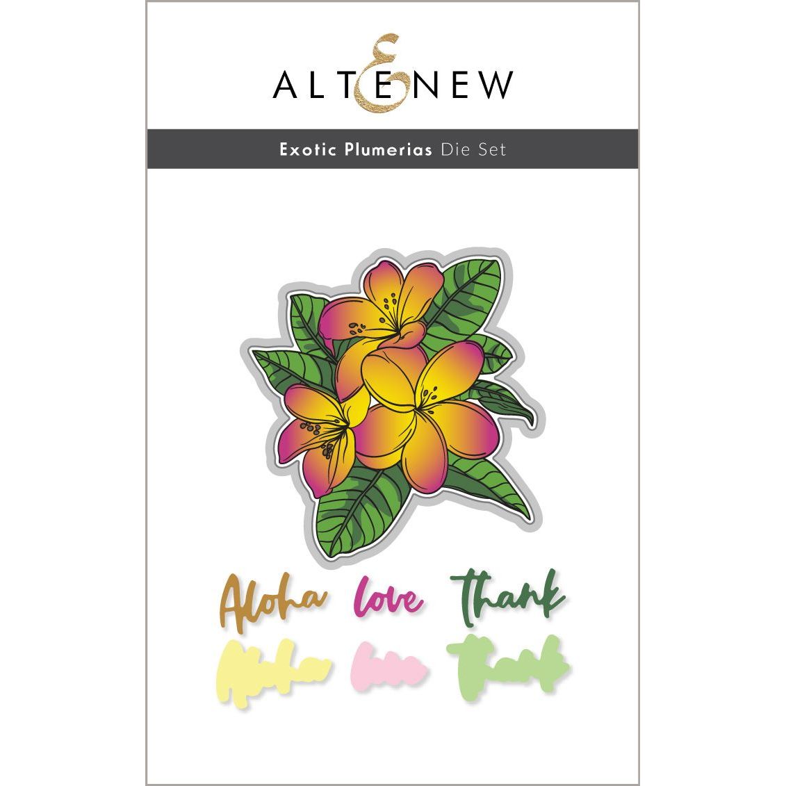 Altenew Exotic Plumerias Dies ALT8038