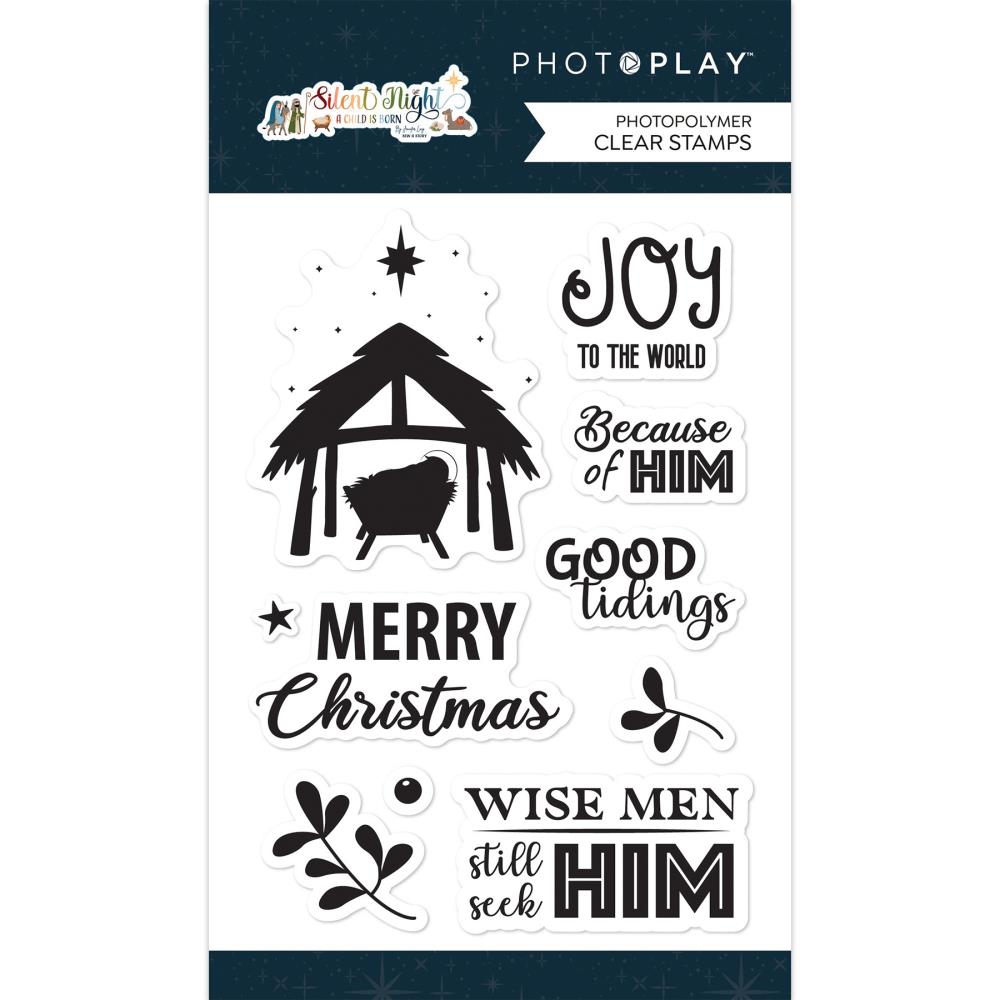 PhotoPlay Silent Night Clear Stamps sil5033