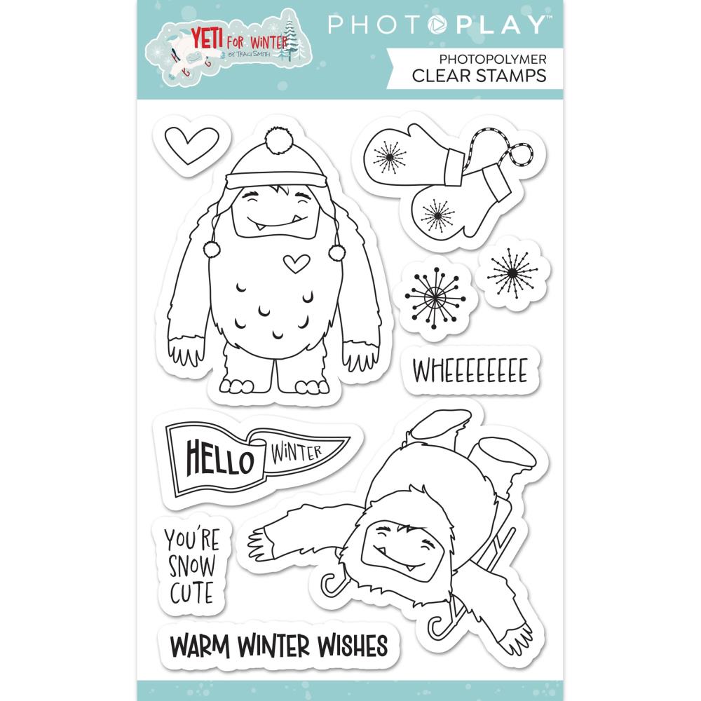 PhotoPlay Yeti For Winter Clear Stamps yfw4804
