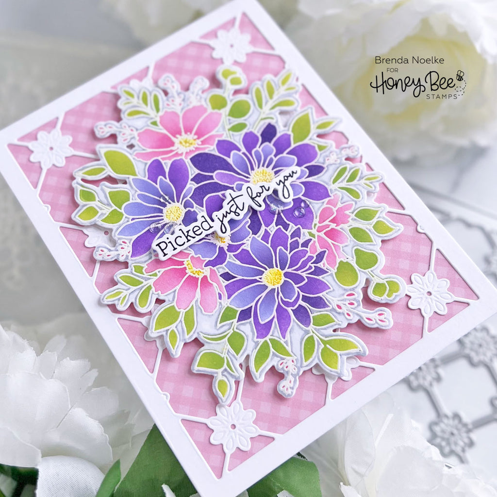 Honey Bee GIDDY FOR GINGHAM 6 x 8.5 Paper Pad hbpa-039 Picked For You Card | color-code:ALT01
