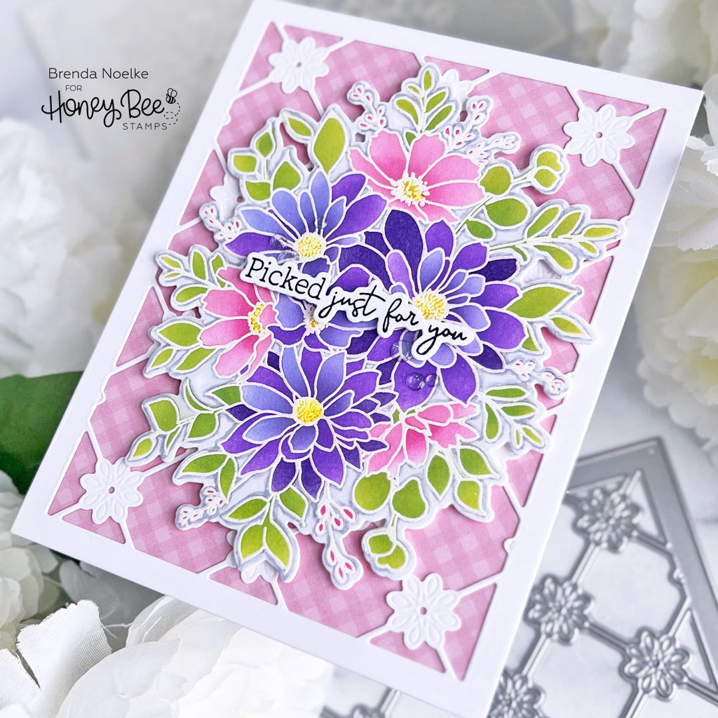 Honey Bee CRYSTAL GLIMMER Enamel Stickers hbes-010 Picked For You Card | color-code:ALT02