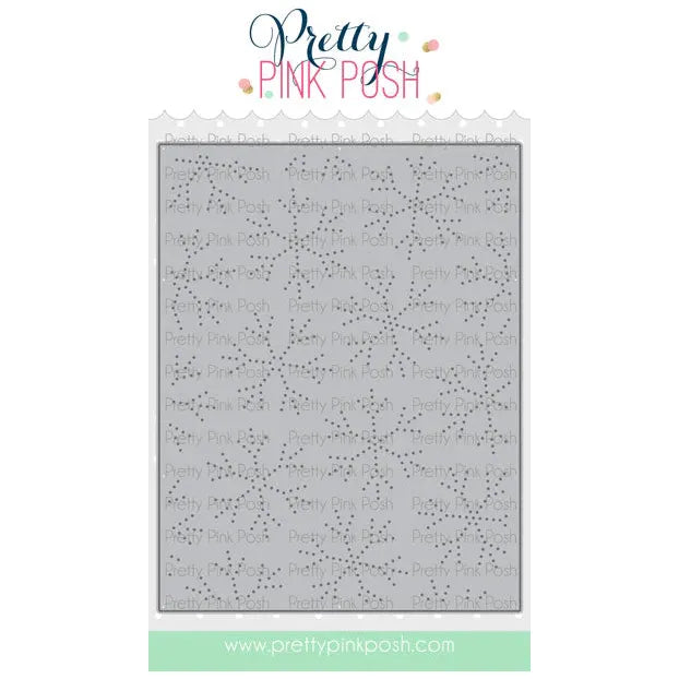 Pretty Pink Posh Pierced Snowflakes Die