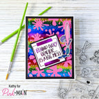 Pink and Main Crafty Pals Clear Stamps pm0654 dragon