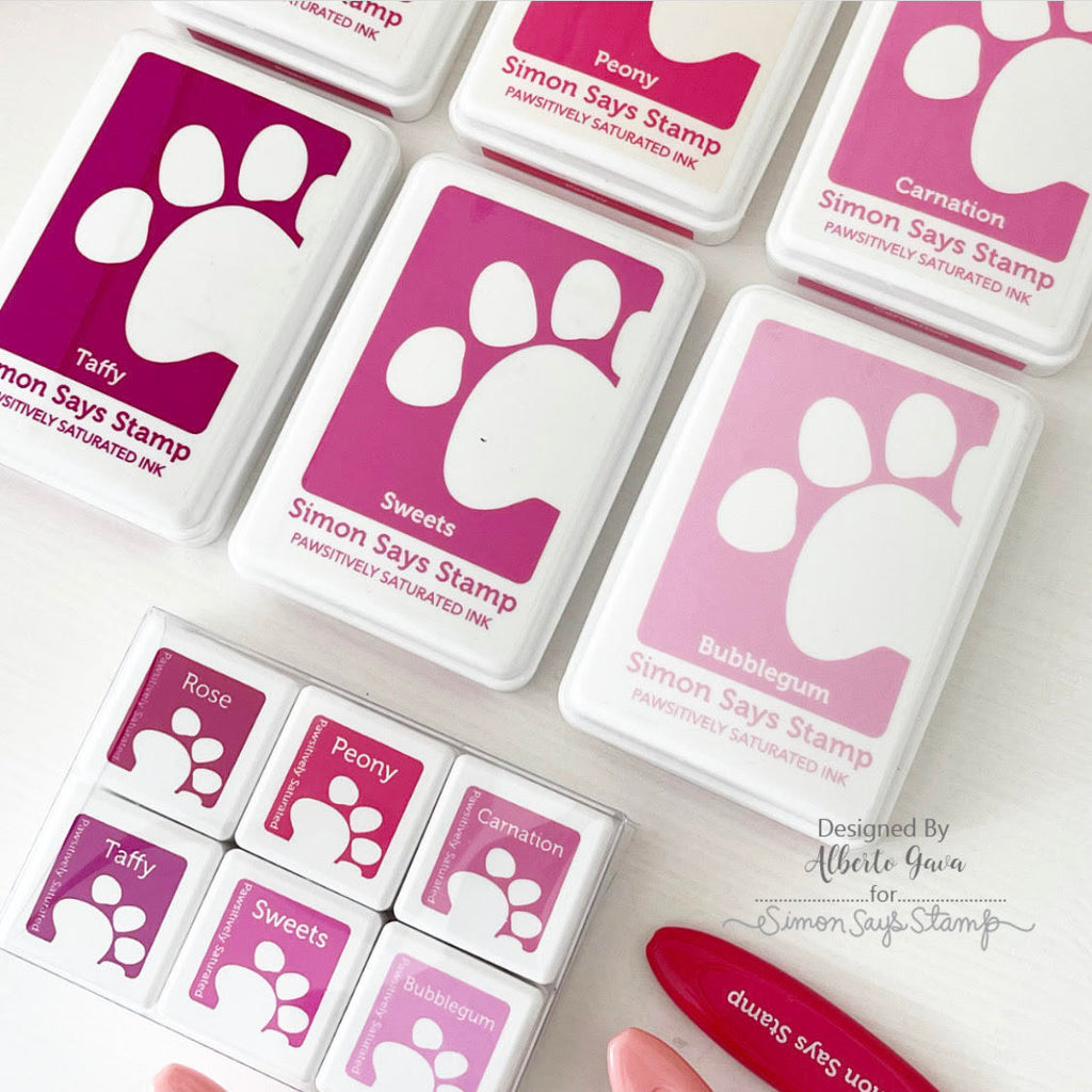 Simon Says Stamp Pawsitively Saturated Ink Cubes Pink Blooms ssc601 Dear Friend | color-code:ALT08