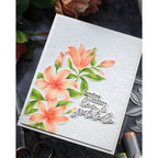Pinkfresh Studio Delighted For You Press Plate 243824 Floral Gratitude Card | color-code:ALT01