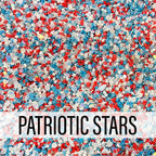 Pink ad Main Patriotic Stars Confetti pme191
