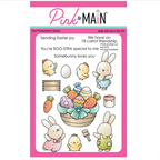 Pink and Main 18 Carrot Friendship Clear Stamp and Die Set image 1