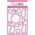 Pink and Main 18 Carrot Friendship Clear Stamp and Die Set image 2