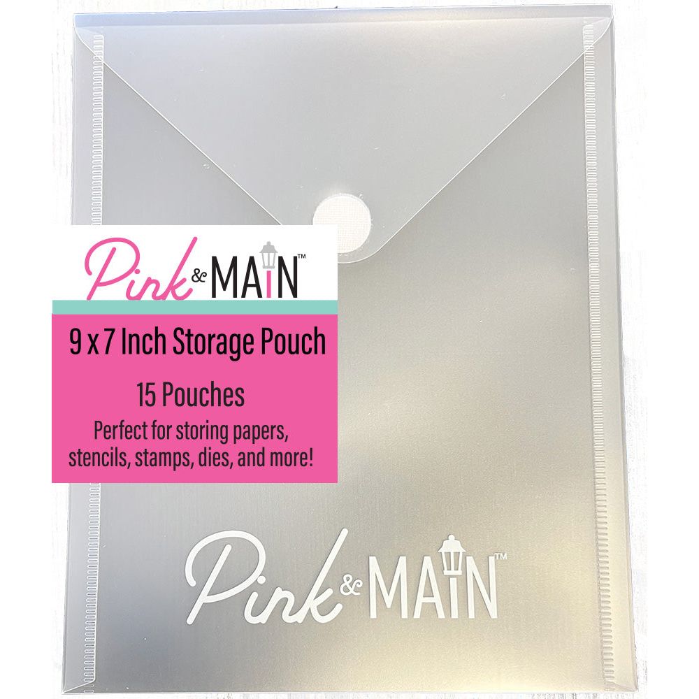 Pink and Main 9x7 inch Storage Pouches pmt101
