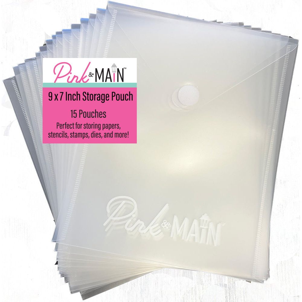 Pink and Main 9x7 inch Storage Pouches pmt101 pouches