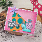 Pink and Main All About You Clear Stamps PM0607 party hat