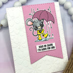Pink and Main April Mouse Die pnm743 flowers
