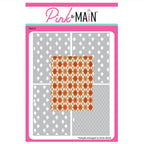 Pink and Main Argyle Layering Stencils pms146