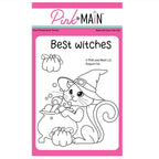 Pink and Main August Cat Clear Stamp and Die Set product image 1