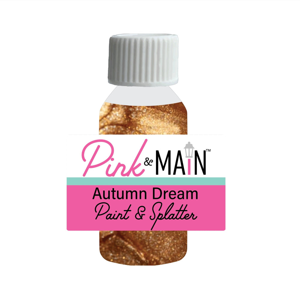 Pink and Main Autumn Dream Paint and Splatter pme211
