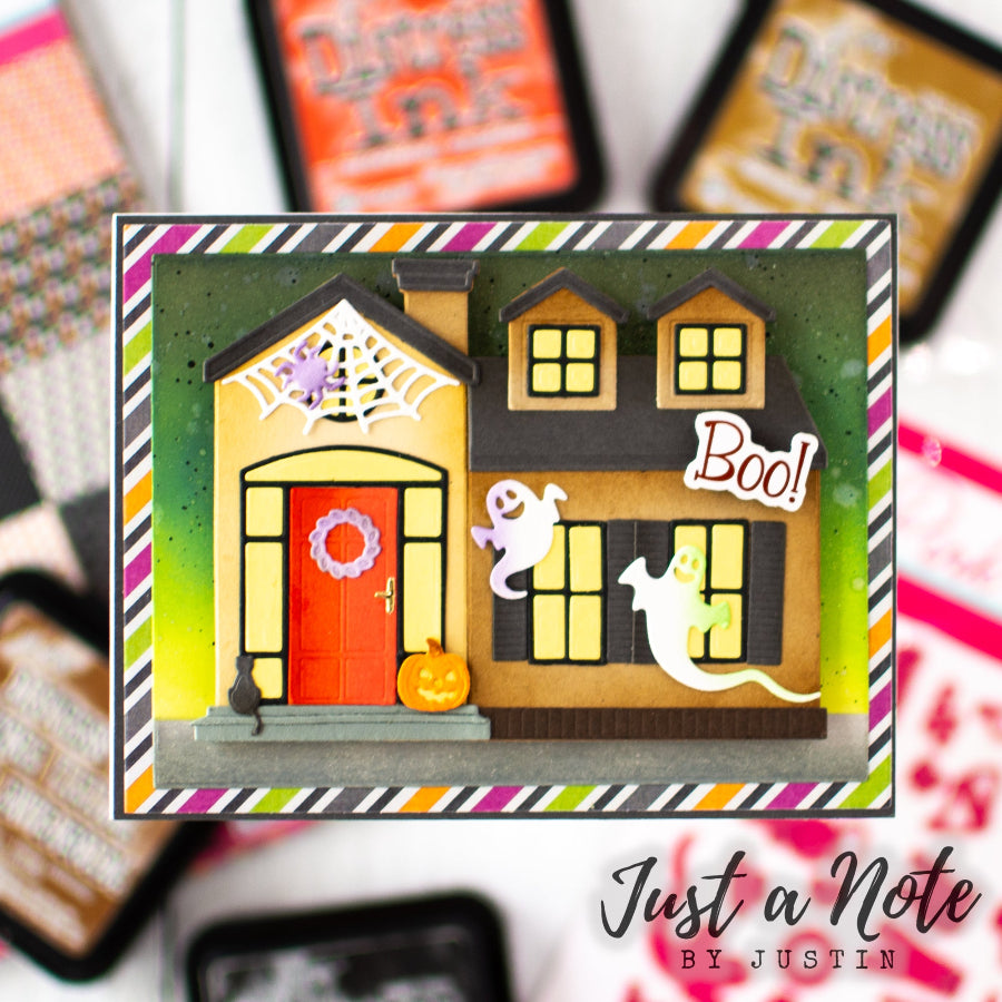 Pink and Main Autumn Home Add On Dies pnm783 ghost