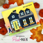 Pink and Main Autumn Home Add On Dies pnm783 welcome