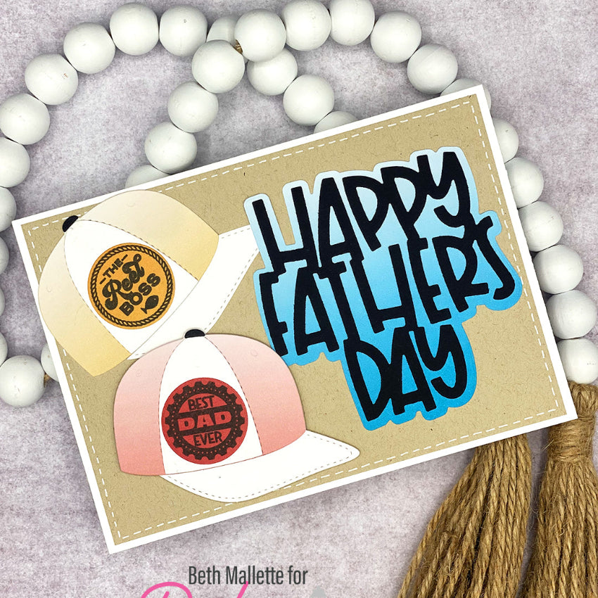 Pink and Main Ball Cap Dies pnm747 happy father's day