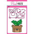 Pink and Main Bear Planter Dies pnm722