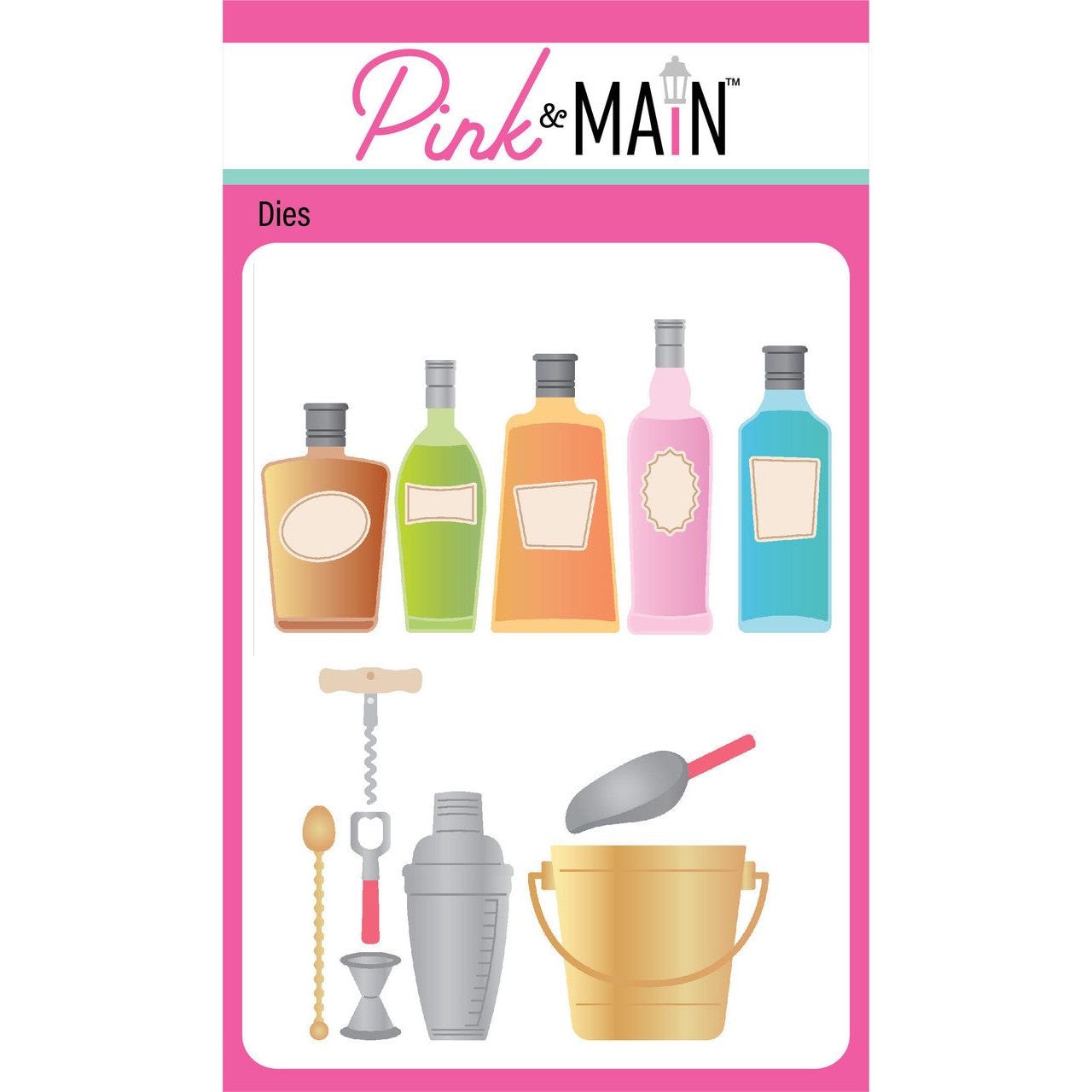 Pink and Main Behind the Bar Dies pnm700