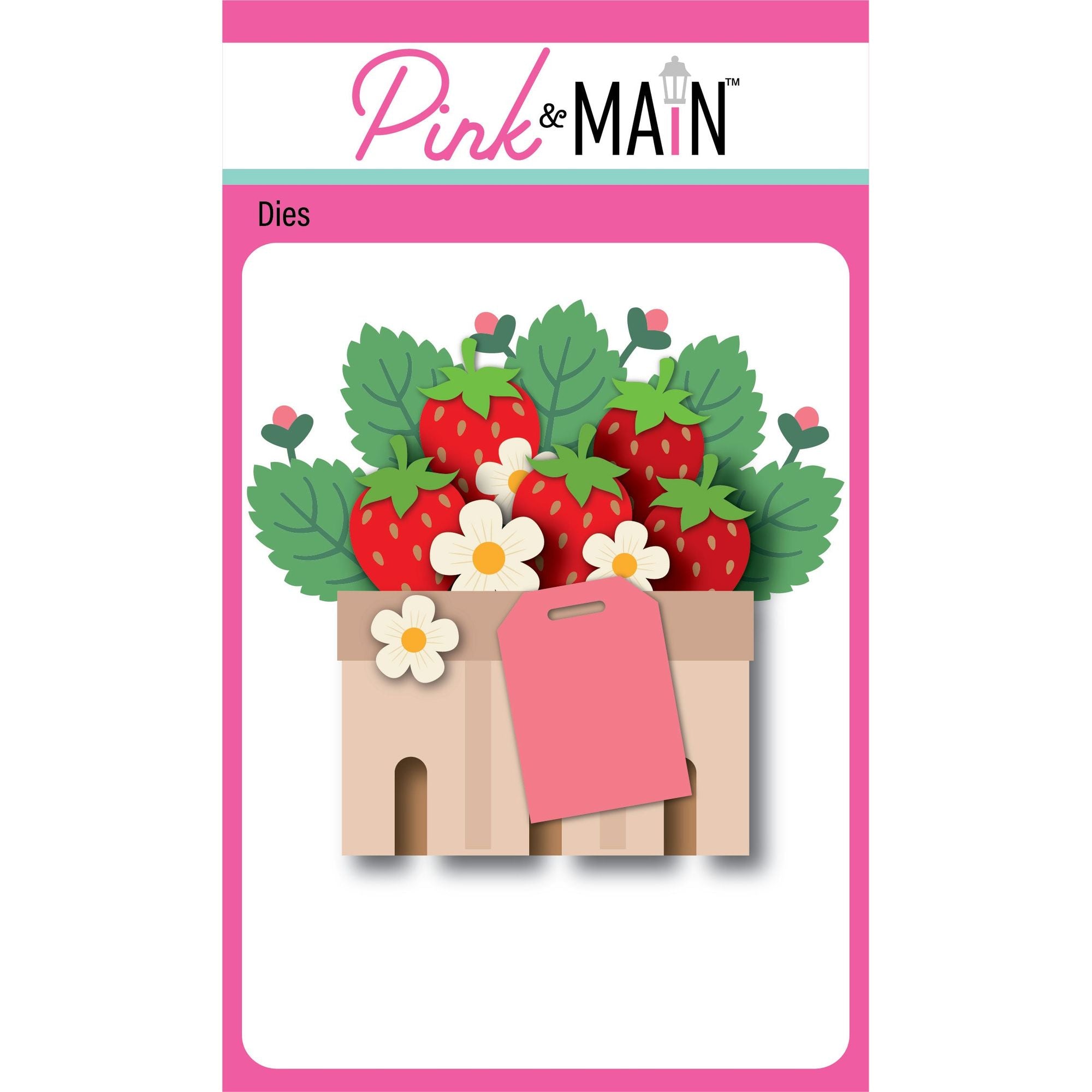 Pink and Main Berry Pop Up Card Dies pnm754