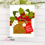 Pink and Main Berry Pop Up Card Dies pnm754 flowers