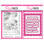 Pink and Main Better in Pink Clear Stamp and Die Set