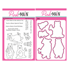 Pink and Main Big Bear Clear Stamp and Die Set
