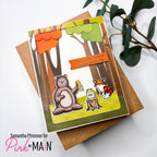 Pink and Main Big Bear Clear Stamps pm0740 fox