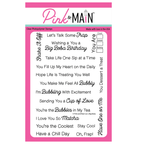 Pink and Main Big Boba Clear Stamps pm0840