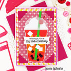 Pink and Main Big Boba Clear Stamps pm0840 pink