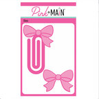 Pink and Main Big Bow Paperclip Dies pnm861