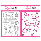 Pink and Main Birthday Birdies Clear Stamp and Die Set