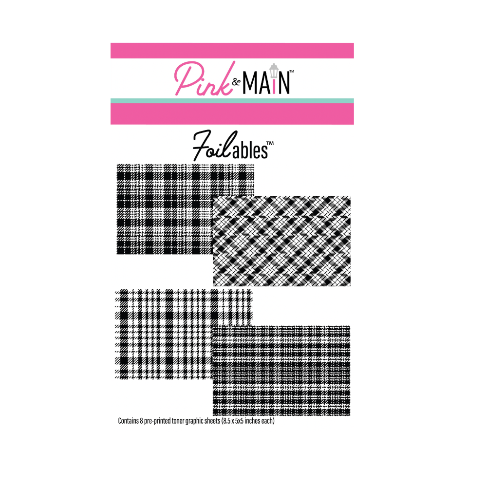 Pink and Main Bold Plaid Foilable Sheets pmf351