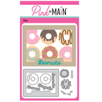 Pink and Main Box of Donuts Dies pnm817